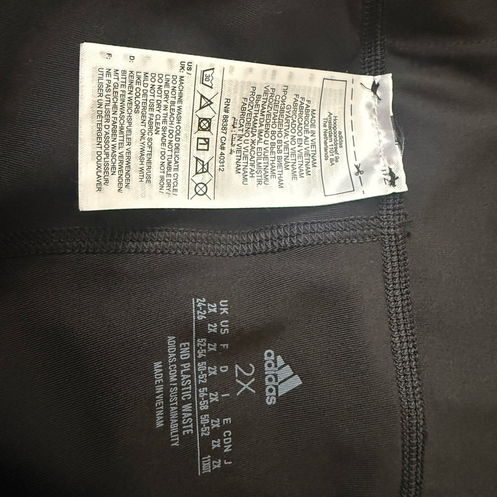 adidas AEROREADY Black Workout Leggings - Picture 5 of 5